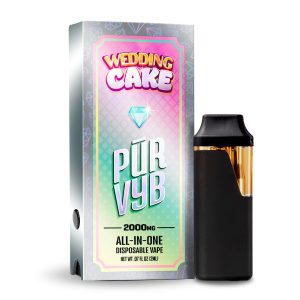 PUR VYB - 2G THCa Live Resin - Wedding Cake (Hybrid)